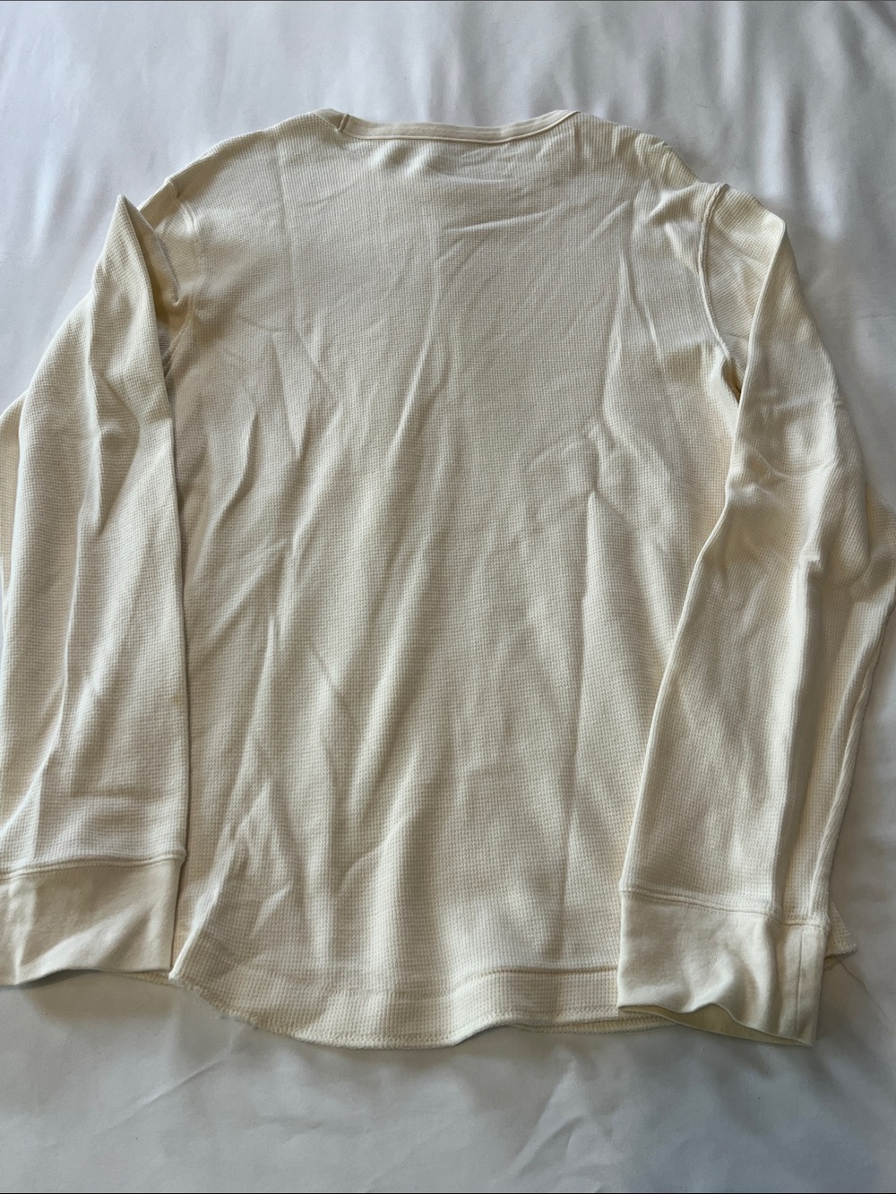 Sonoma Thermal Crew Neck Long Sleeve Shirts- Bundle of 3 (Off-White/Gray/Cream - Picture 12 of 13
